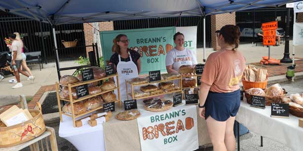 breads for sale at the Breann's Bread Box booth