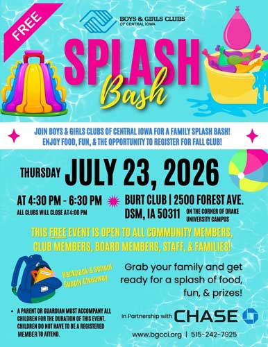 Splash Bash Boys & Girls Club
