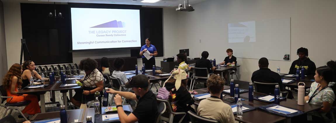 students in a Career Ready Collective session