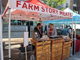 Farm Story Meats booth