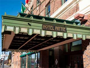 exterior of Hotel Pattee