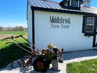 farm stand and equipment