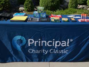 Principal Charity Classic backpack station