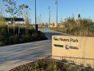 Two Rivers Park signage