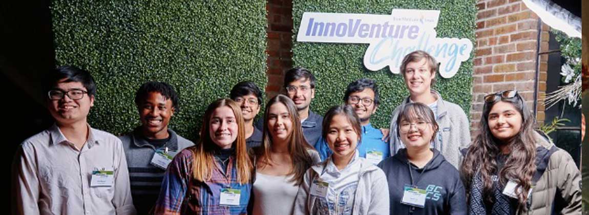 group of participants from the Innoventure Challenge
