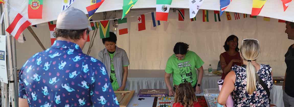 World Food & Music Festival tent