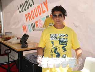 World Food & Music Festival volunteer