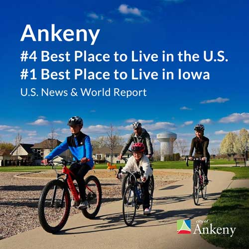 City of Ankeny 2026-2027 U.S. News & World Report Ranking