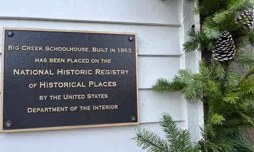 Home Away from Home at Big Creek Schoolhouse
