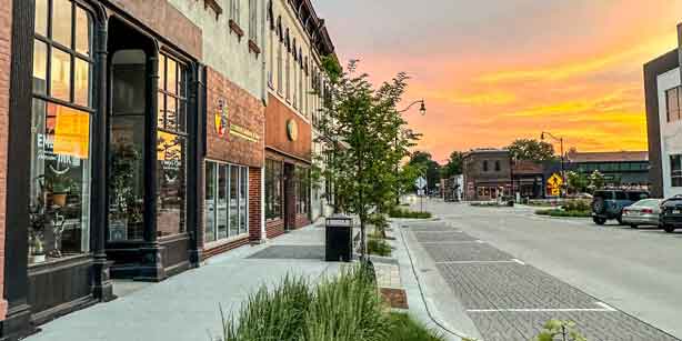 a street in downtown Indianola