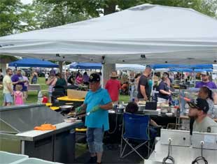 vendors and attendees at Good Egg Days