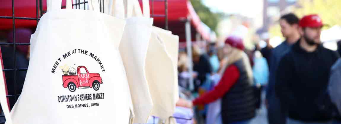 Downtown Farmers' Market tote bag