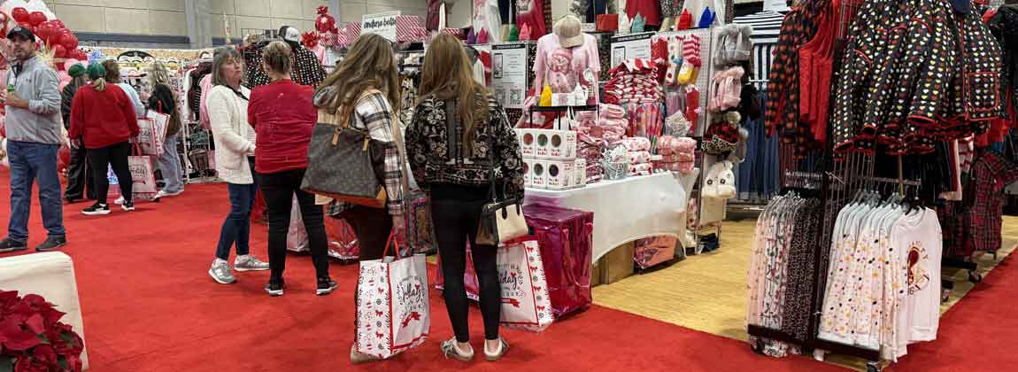holiday shoppers