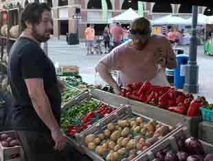 Chef Tripp at the Downtown Farmers' Market