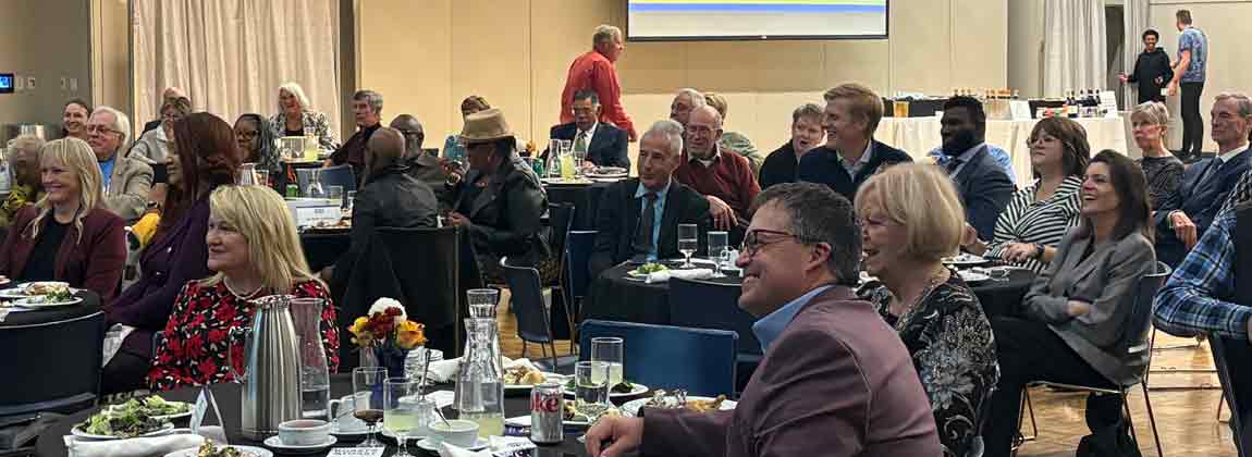 people attending the Urban Dreams Roast & Toast