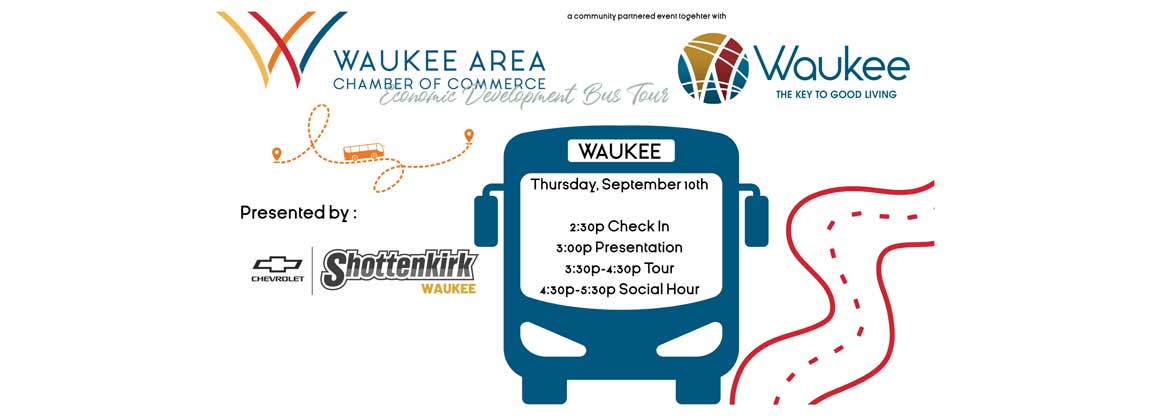 Waukee Economic Development Bus Tour