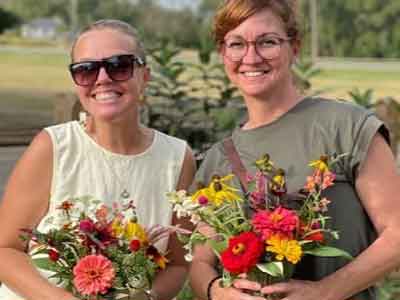 floral workshop at Middlebrook Farm