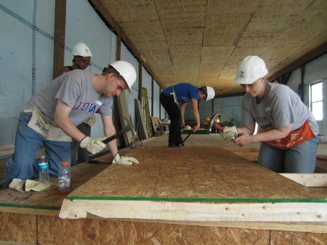 Young Professionals Connection Volunteer Habitat Build Day