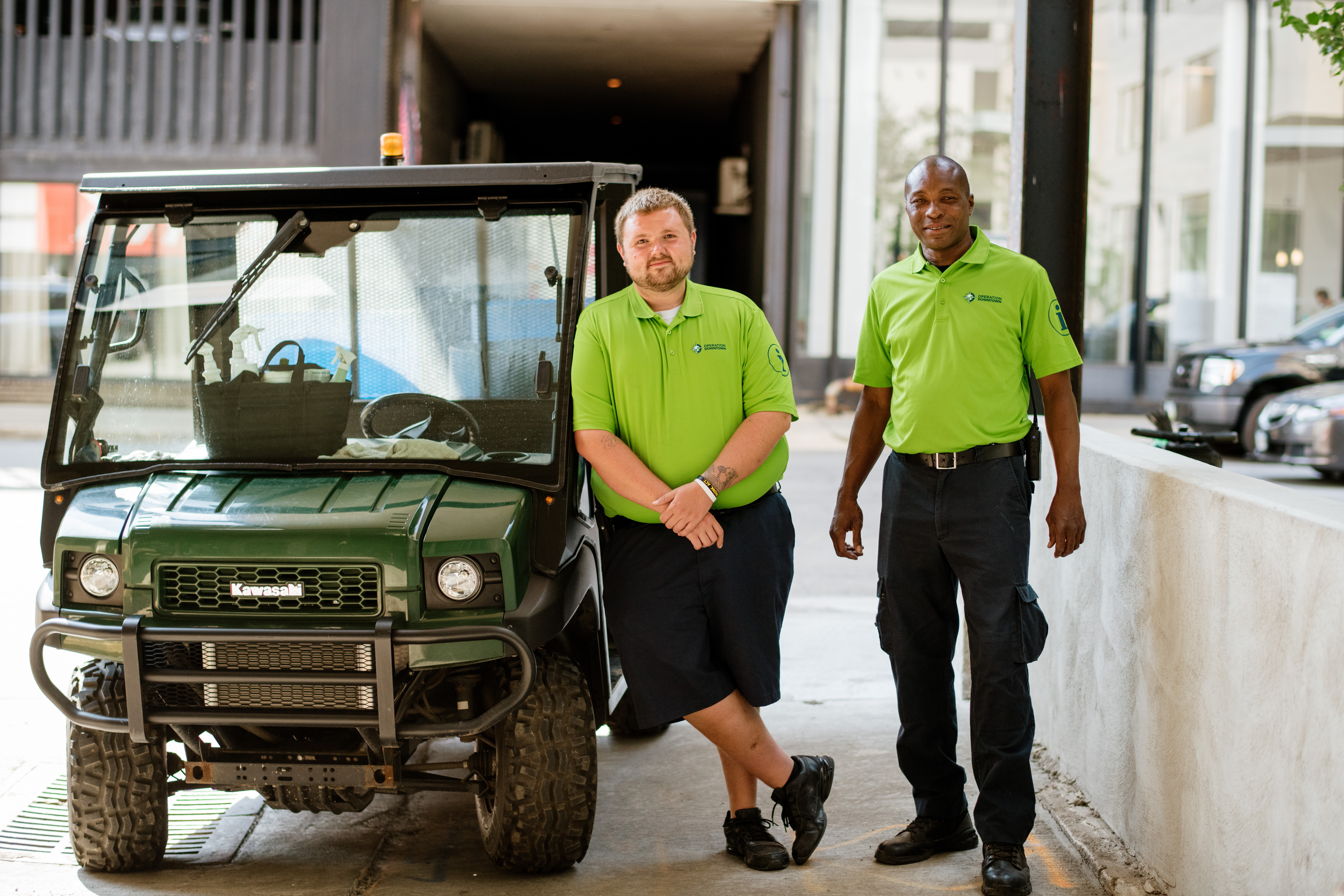 Operation Downtown Ambassadors Two Operation Downtown Operators Smiling